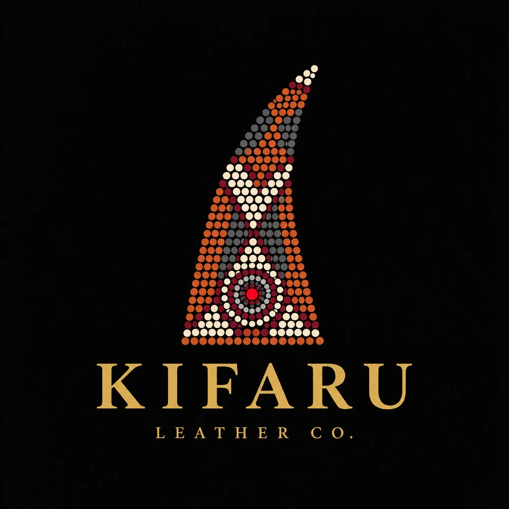Kifaru beaded horn signature